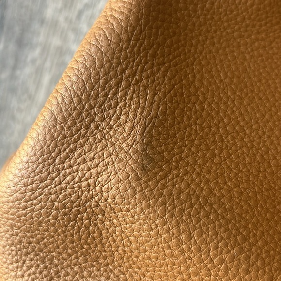 Michael Kors Purse Brown Raven Large Shoulder Bag Pebbled Leather - Picture 7 of 16